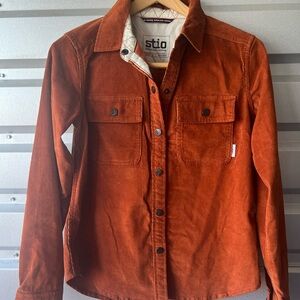 Stio Women's Rust Corduroy Utility Jacket